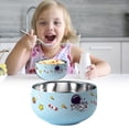 thumbnail image 1 of Stainless Baby Bowls With Removable Silicone Toddler Bowls Kids Bowls Anti Scald Snack Container For Feeding Dishwasher, 1 of 7
