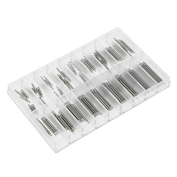 Stainless Band Spring Bar Strap Link Pins for Watchmaker Tools - 144Pcs
