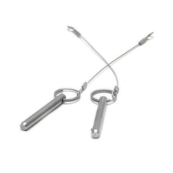 Stainless Boat Bimini Top Quick Pins | 2 3/8 x 3/8 Inch  (Pair)