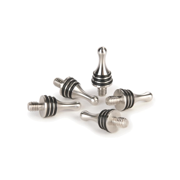 Stainless Bottle Stoppers Tear Drop Stainless Steel Bottle Stopper Turning Kit - 5 Piece