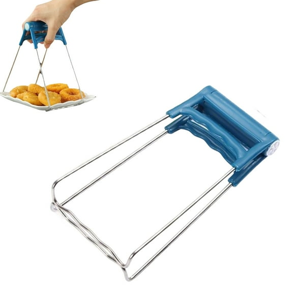 Stainless Bowl Clips Bowl Hot Dish Lifter Casserole Clip Kitchen Foldable Hot Dish Plate Bowl Clip Tongs Stainless Non for Moving Plate Bowls Tray Pot