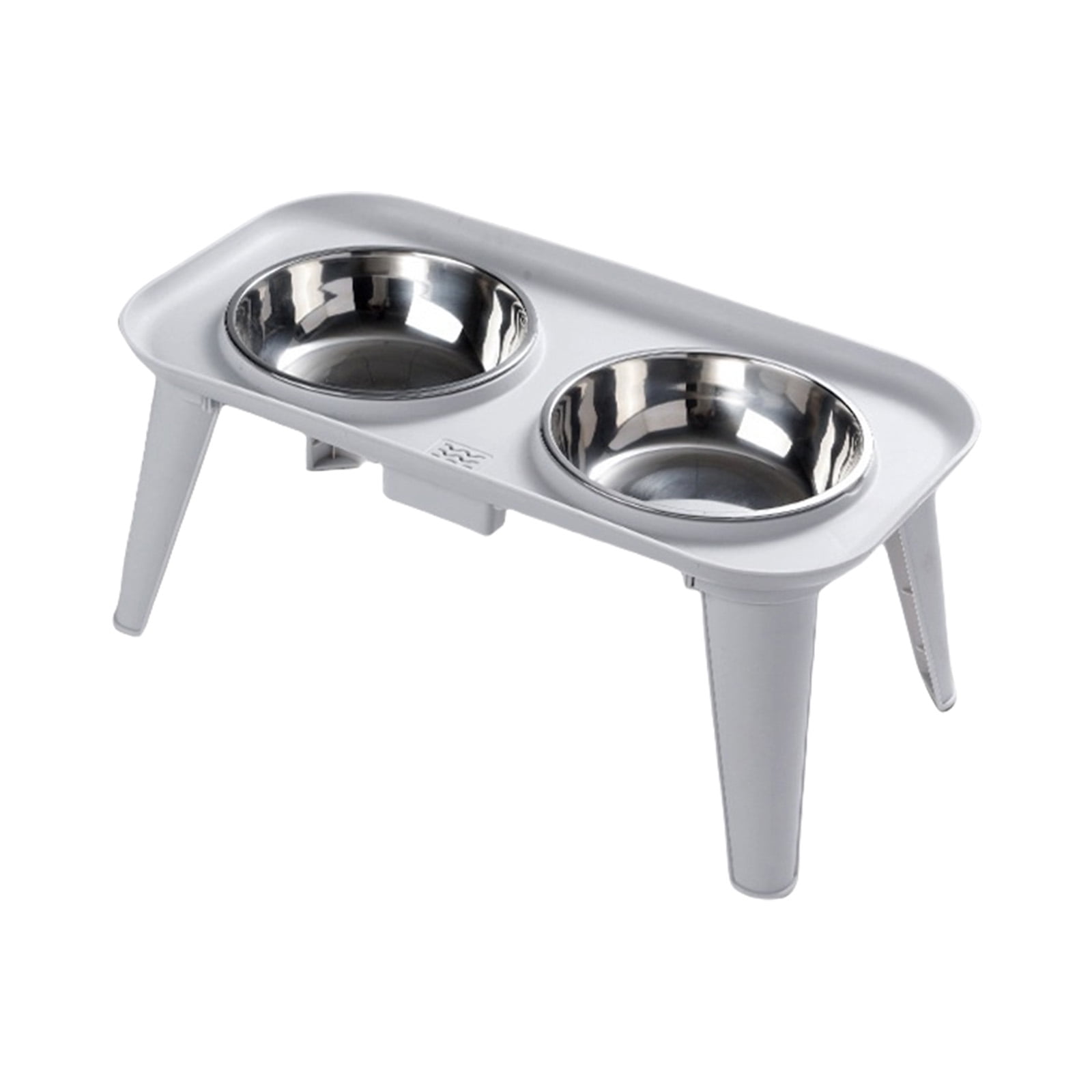Stainless Bowls Raised Feeder Water Dishes for Dog With Neck Relief Design For Large Dog