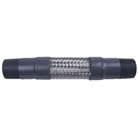Stainless Braided Male NPT Threaded Connectors HVAC Stock Lengths