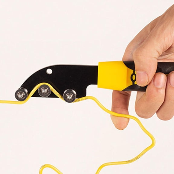Stainless Cable Straightening Tool, Portable Wire Straightener Network Cable Un Twisting for Electrical Construction