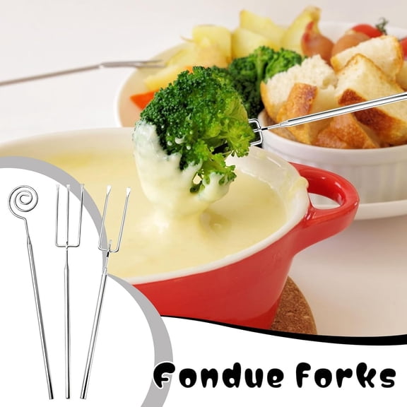 Stainless Candy Dipping Tools Fondue Fork Slotted Spoon Chocolate Making