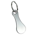 thumbnail image 1 of Stainless Cart Keychain Multifunctional Metal Grocery Cart Key Remover Portable Quarter Holder, Oimcto 2.17-Inch Compact and Portable Design, Compatibility for Trolleys, Silver 1 Pcs, 1 of 7