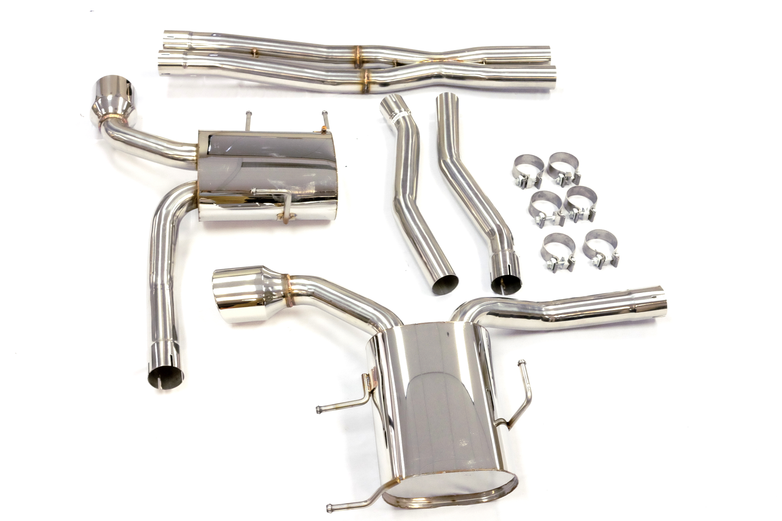 Stainless Catback Exhaust Fitment For 11 to 15 Cadillac CTS V Coupe 6