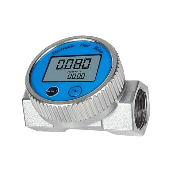Stainless Digital Flowmeter DN20/DN25 Flows Meter for Water Oil Support QTS PTS L GAL Flows Control Meter