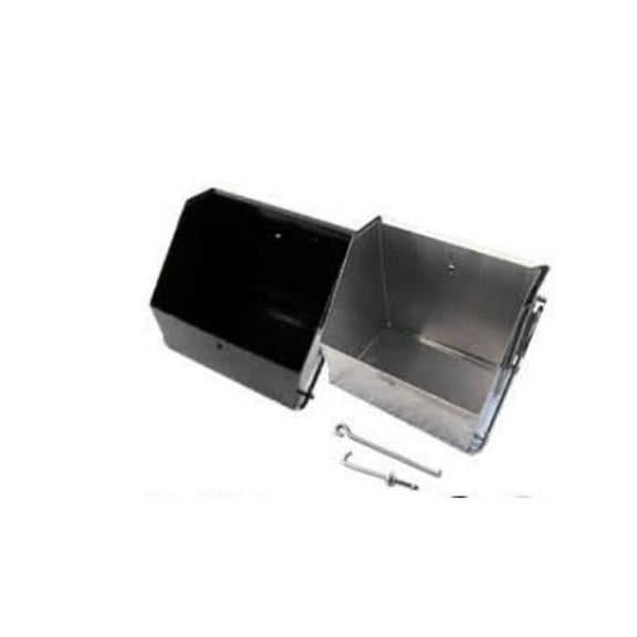 Stainless Drop-Out Battery Box, Plain