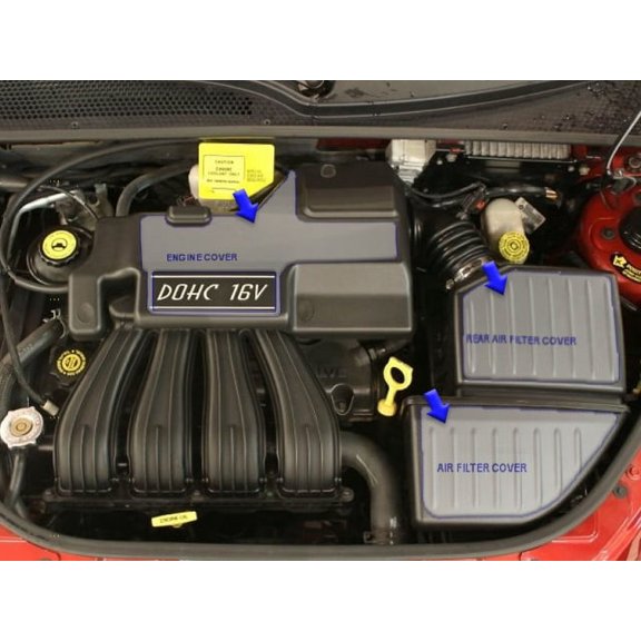 Stainless Engine Package 3Pc Fits 2001-2001 Chrysler PT Cruiser EK41700-1 QAA