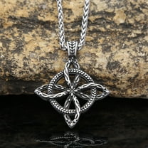 Stainless Eternal Knot Pendant Necklace