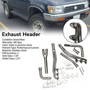 Stainless Exhaust Manifold Headers Fit For Toyota 4Runner Pickup 1988-1995 3.0L V6