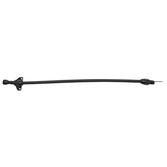Stainless Firewall Mount Flexible Transmission Dipstick - Black for Gm 4L60E