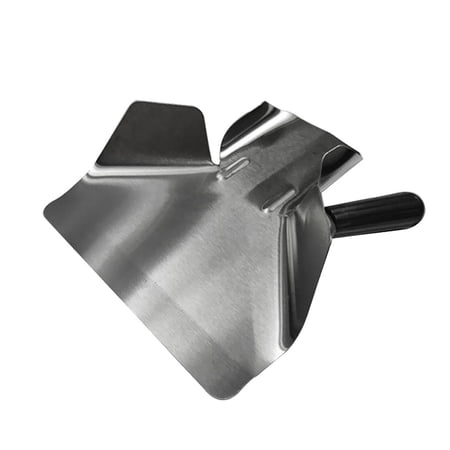 Stainless Food Chip Bagger French Fries Shovel Single/Double Handle , , Single Handle