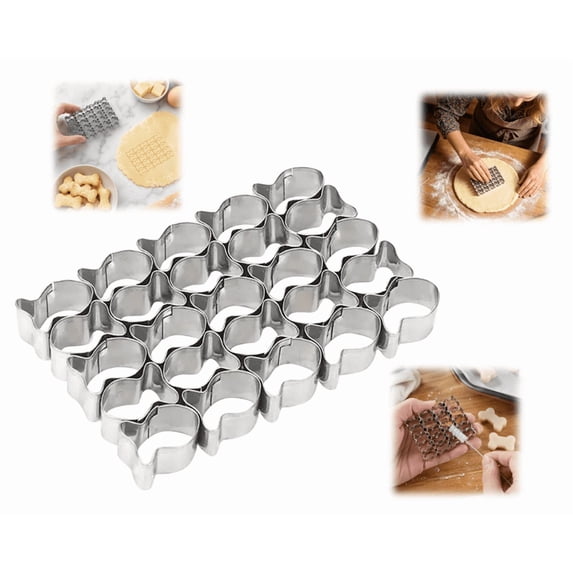 Stainless Goldfish Cracker Cutter, Animal Cracker Cookie Cutters, Gold Fish Shapes Molds for Cookie, Cute Mini Cookie Mold, Stainless Steel Baking Mold