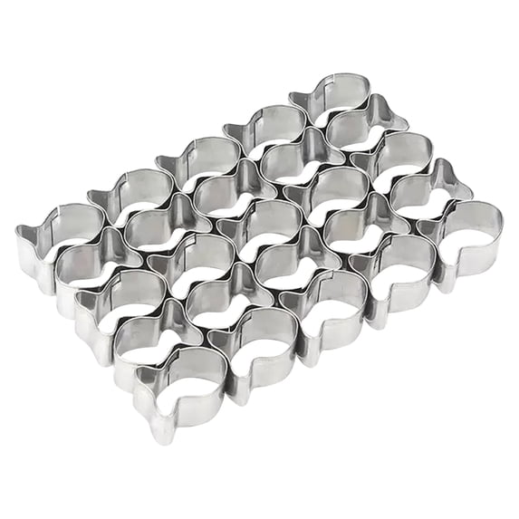 Stainless Goldfish Cracker Cutter, Fish Cookie Cutter, Mini Goldfish Shapes Molds for Cookie, Non-stick Dough Stainless Steel Cookie Cutters for Baking