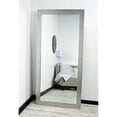 thumbnail image 1 of Stainless Grain Framed Floor Leaning Tall Mirror 32 x 65.5 in., 1 of 1