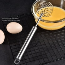 Stainless Hand Mixer for eggs, milk, and other liquids, Easier Egg Whisks Save Much Energy,Multi-role Manual Stainless Steel Egg Beater Potato Masher Milk Stirring Whisk