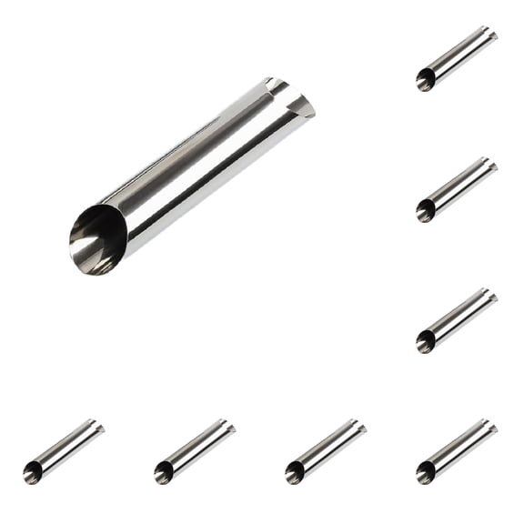 Stainless Horn Non Stick Cannoli Tubes For Baking Reusable Horn For Croissants Danish Pastries Croissant Roll,stainless steel clips
