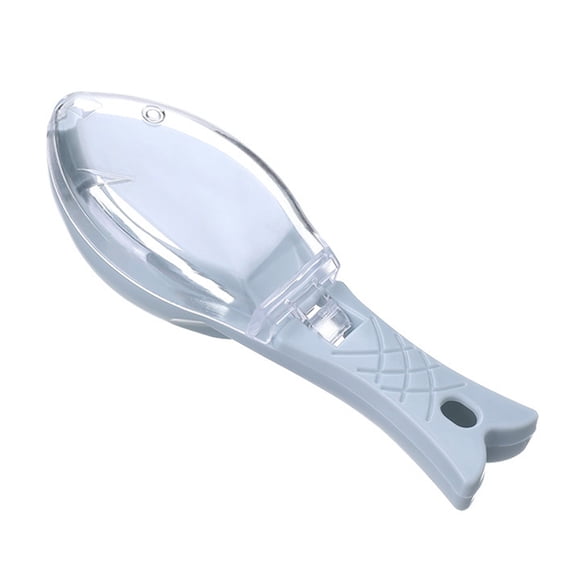Household Fish Scale Remover with Lid Manual Scale Beater for Kitchen Durable Peeler Tool Efficiently Debris-Free Cleaning and Easy Grip