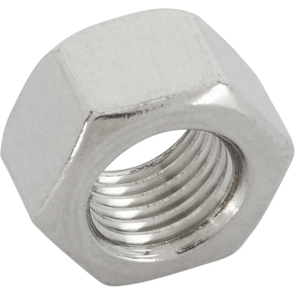 Speedway Motors Stainless Steel Jam Nut, 3/8 Inch-24 LH Fine Thread, Left Hand Thread Lock Nut for Heim Joints Rod Ends Tie Rod Ends and Clevis Fittings Suspension Hardware