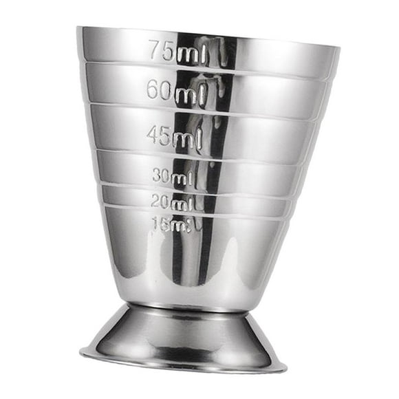 Stainless Jigger Cocktail Scale Measuring Cup Drink Bartender Barware 75ml
