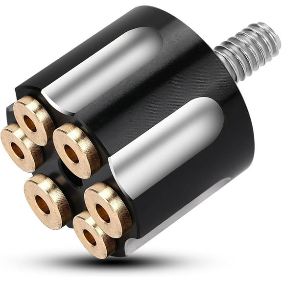 Stainless Knurled Fender Seat Bolt Screw 1/4"-20 Thread Compatible with Harley Sportster Touring Softail Dyna CVO Electra Glide Street Glide 1996-2024- Revolver