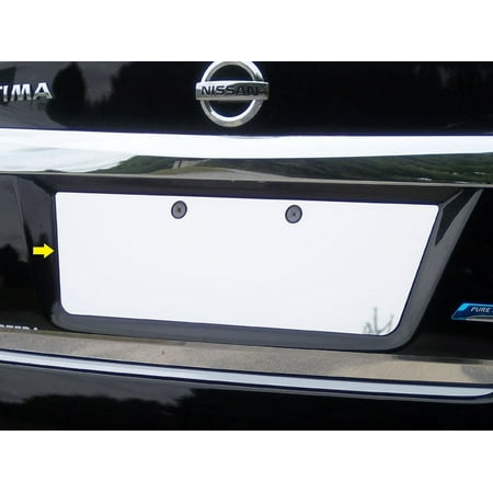 Stainless License Plate Bezel 1Pc Fits 2013-2015 Nissan Altima LP13550 QAA