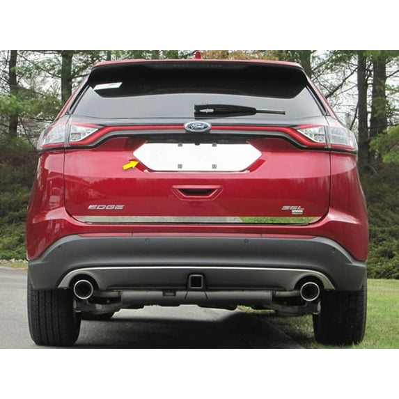 Stainless License Plate Bezel 1Pc Fits 2015-2018 Ford Edge LP55610 QAA