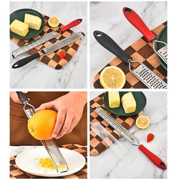 Stainless Long Handle Grater 40cm Multi Functional Cheese Scraper For Baking Kitchen