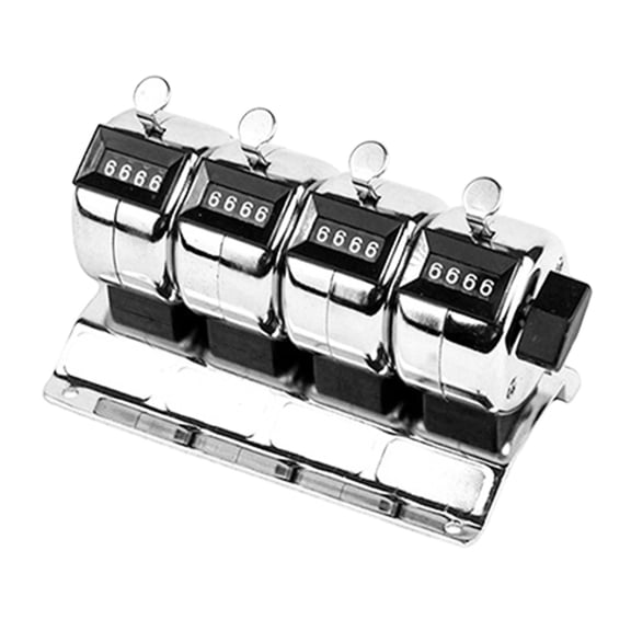 Stainless Manual Clicks Counter Handheld Mechanical Tally Tool With Resets Knob For Sports Scoring Scientific Research