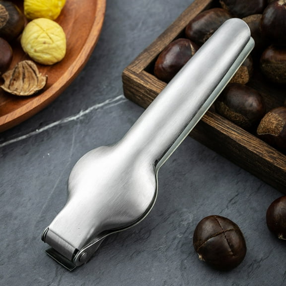 Stainless Maroni Cutter Chestnut Tongs 2 In Chestnut Cutter Stainless Chestnut Clip Stainless Chestnut Cutter Chestnut Opener Made Of Stainless For W Food Clips