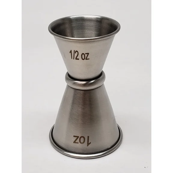 Stainless Measuring Jigger 1/2 Oz. X 1 Oz, Japanese Style Cocktail Bar Shot