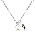 thumbnail image 1 of Stainless Mustard Seed Heart Mountain Pendant Necklace Faith Jewerly Christian Gifts Y559 (Heart Mountain), 1 of 7