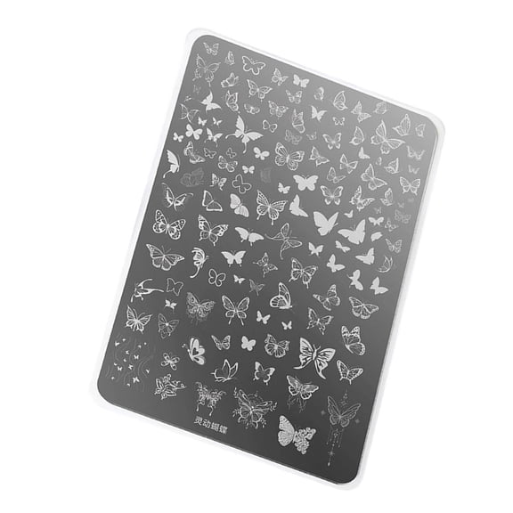 Stainless Nails Art Stamping Plates Professional Templates For Gel Polish Application