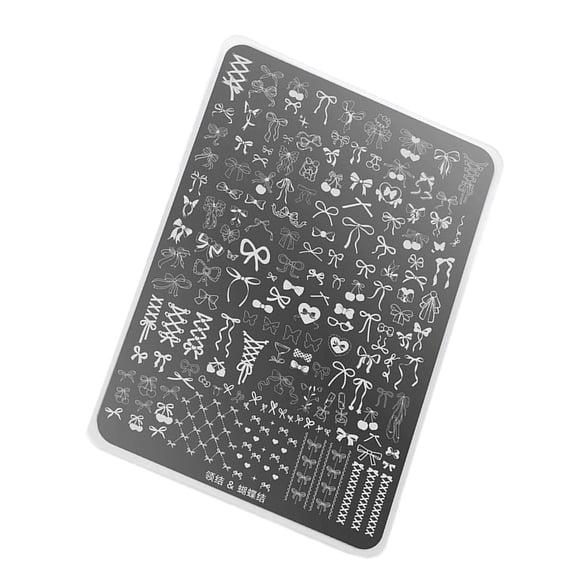 Stainless Nails Art Stamping Plates Professional Templates For Gel Polish Application