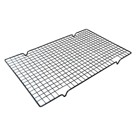 Stainless Nonstick Cooling Rack Wire Grid Cake Food Rack Oven Safe Kitchen Baking Pizza Bread Barbecue Holder Shelf Black 1#