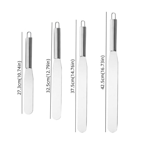 Stainless Offset Spatula Baking Tool Icing Frosting Spreader for Home Cooking Cake Decorating