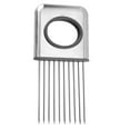 thumbnail image 1 of Stainless Onion Onion Fork Vegetables Fruit Slicer Tomato Cutter Cutting Safe Aid Holder Kitchen Accessories Tools  Style two, 1 of 9