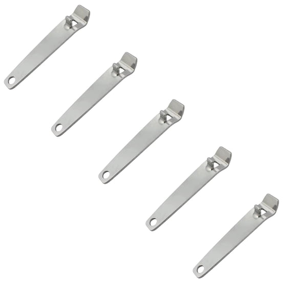 Stainless Oral Liquid Decapper Tool, Multi Functional Vial Cap Remover For Beverages And Medicine, Aluminum Bottle Opener For Home (Silver*5)