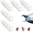 Stainless Outdoor Bird Repellent Spikes 10 Pack 98.42In Bird Spikes for
