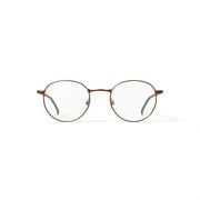 Walmart Mens FM17267A Round Prescription Eyeglasses with Case, Brown