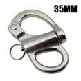 Stainless Quick Release Boat Anchor Chain Eye Shackle Swivel Hook Snap