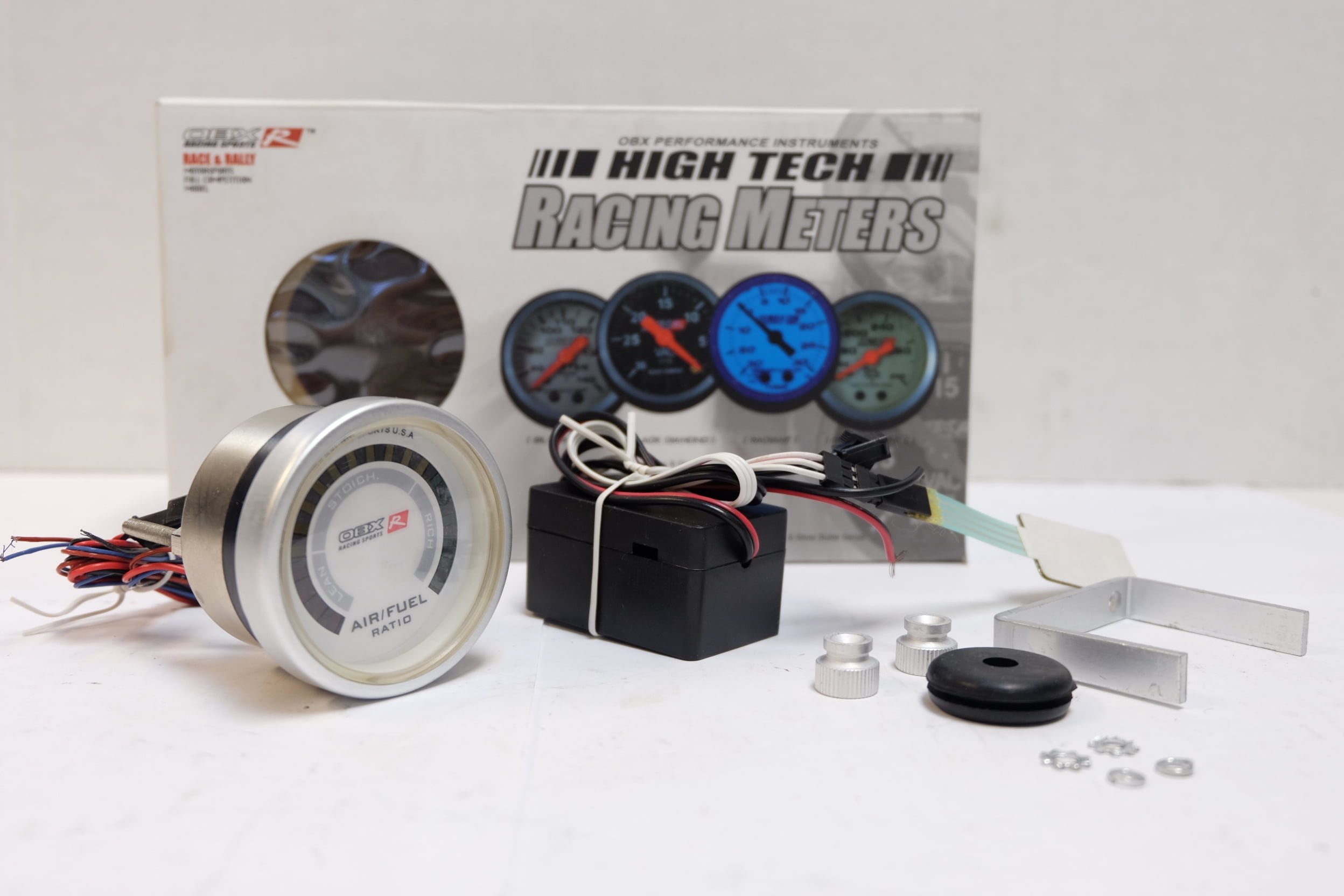 Stainless Radiant Universal Air/Fuel Ratio Meter By OBXRS