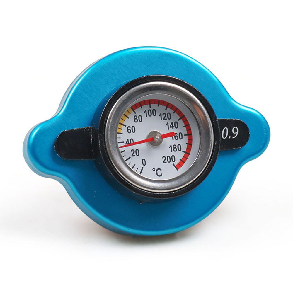 Stainless Radiator Cap Tank Cover Water Temperature Gauge For Excavator ATV UTV