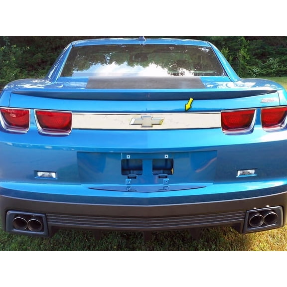 Stainless Rear License Trim 1Pc Fits 2010-2013 Chevrolet Camaro LB50100 QAA