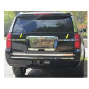 Stainless Rear License Trim 2Pc Fits 2015-2020 Chevrolet Suburban LB55195 QAA