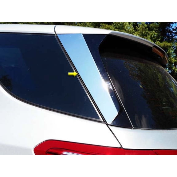 Stainless Rear Window Set 2Pc Fits 2018-2020 Chevrolet Equinox RW58160 QAA