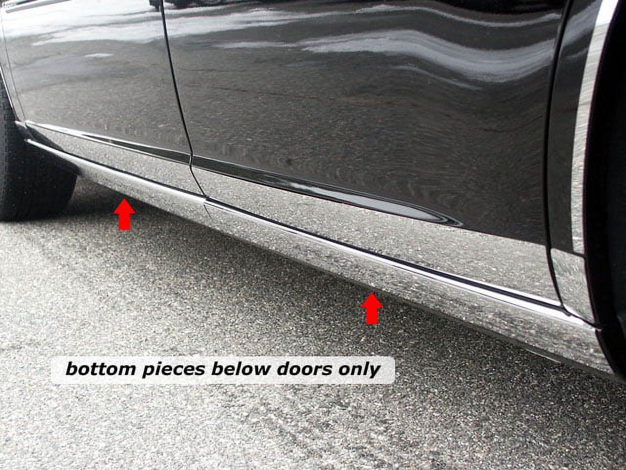 Stainless Rocker Panel Trim 4Pc Fits 2006-2009 Buick Lucerne TH46550 ...
