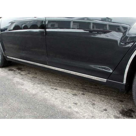 Stainless Rocker Panel Trim 4Pc Fits 2008-2012 Chevrolet Malibu TH48107 QAA